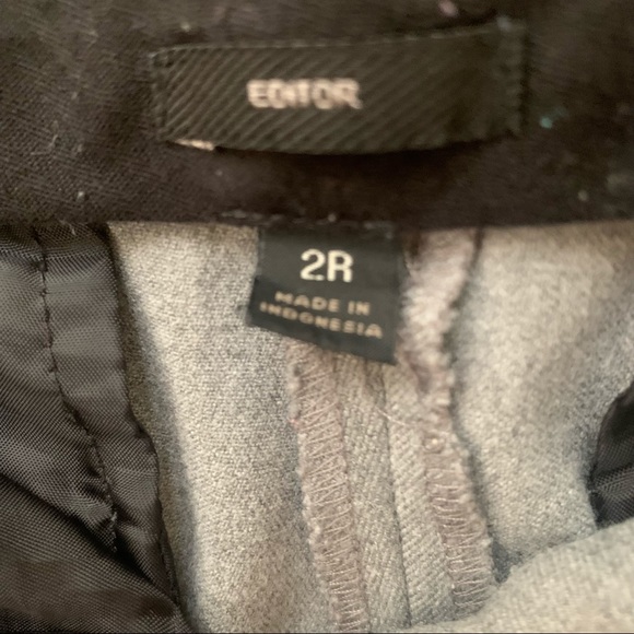 Express | Low Rise Editor Gray Pants - Picture 8 of 8